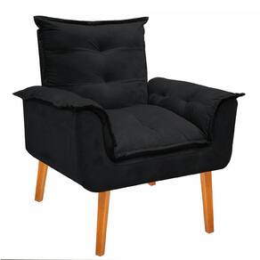 Poltrona Decorativa Opala Pés Palito Decorativa Bela Móveis