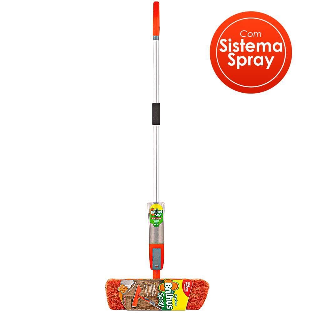 Mop Spray Com Reservatorio Microfibra Brilhus Spray Bt2050