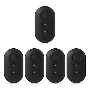 Kit 5 Controle Remoto para Alarme e Portão XAC 4000 Smart Preto Intelbras