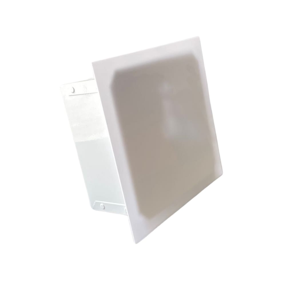 Luminária Plafon de Embutir 45x45 cm Em Acrílico Caixa de Aço 4 Lâmpadas