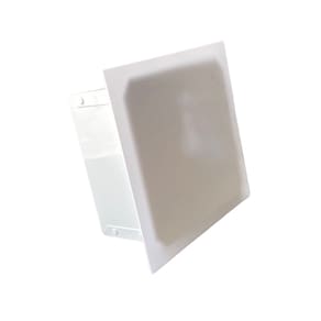 Luminária Plafon de Embutir 45x45 cm Em Acrílico Caixa de Aço 4 Lâmpadas