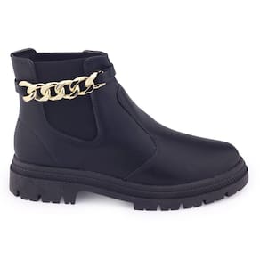 Bota Coturno Feminina Moleca 5344.103 tratorada SlipOn