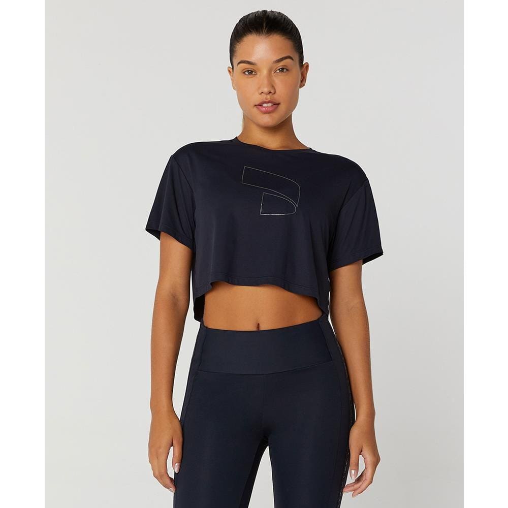 Cropped Feminino Alto Giro T Shirt Dry Fit 2411703