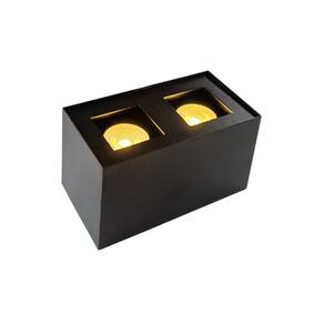 Spot Sobrepor 2x MR16 Duplo Dicroica De Alumínio
