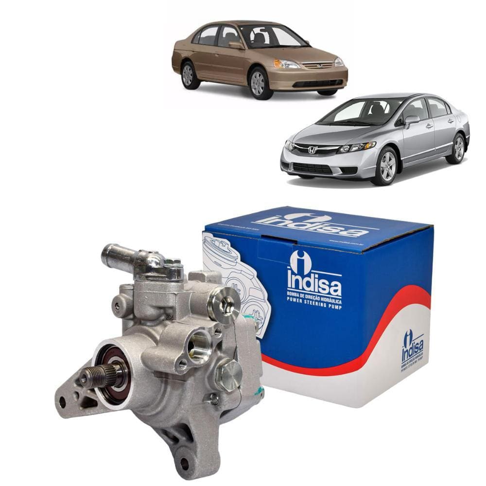 Bomba De Óleo Hidráulica Nova Honda Civic 1.7 2001 a 2006