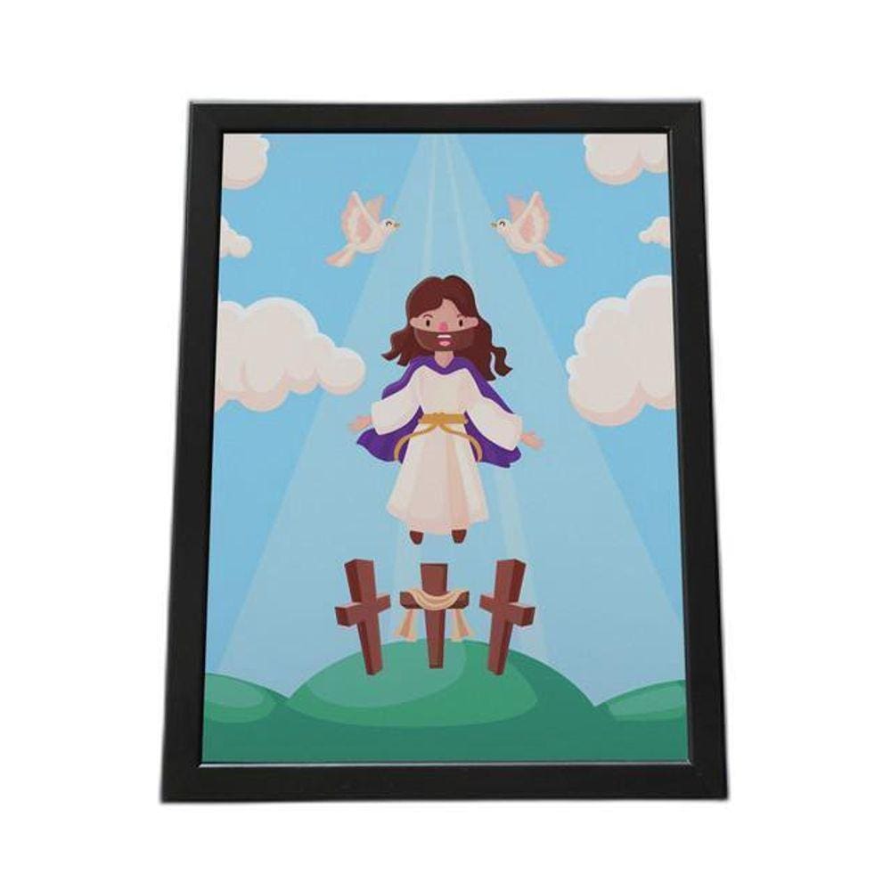 Quadro Com Moldura Religião Cristã 015 Religiao-015-M1