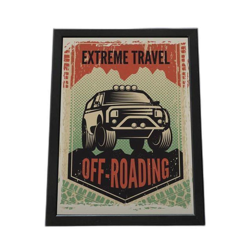 Quadro Com Moldura Extreme Travel