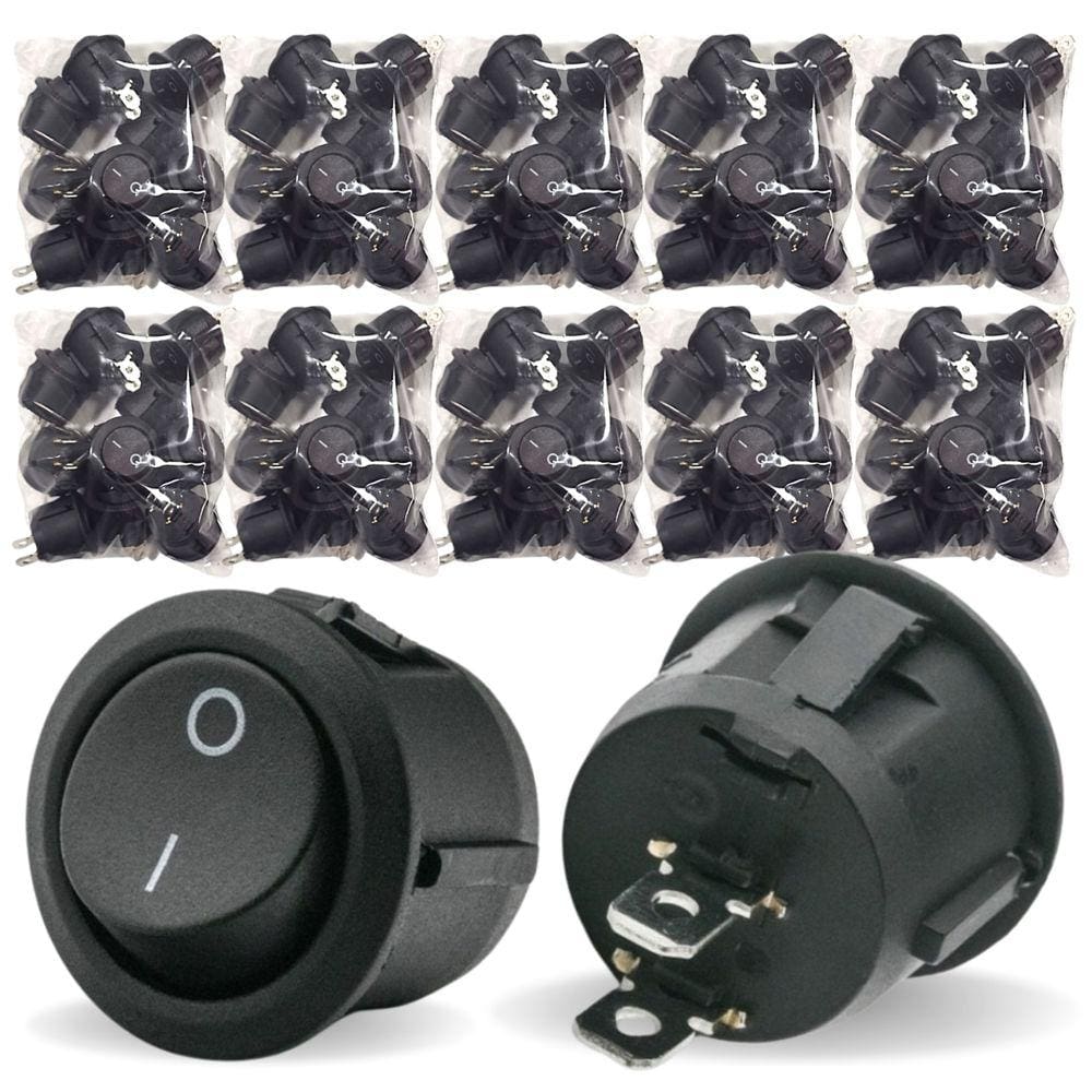 Kit 100 Chaves Tic-Tac Redonda