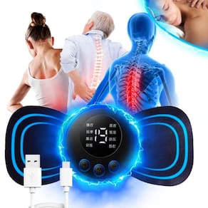 Massageador Portátil EMS | Alívio Muscular | 8 Modos