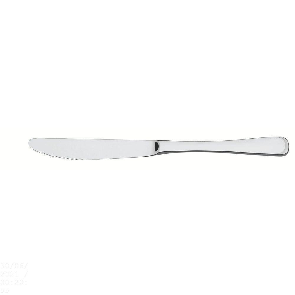 Faca Para Sobremesa Mônaco Em Aço Inox Forjado 4mm Acabamento Alto Brilho Com Detalhes No