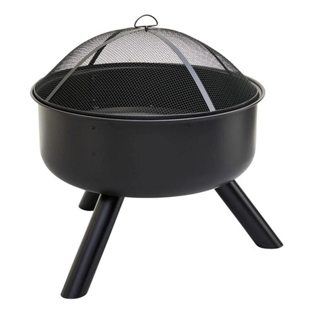 Aquecedor Lareira Externa Braseiro Lenha Aço 80x75x75cm