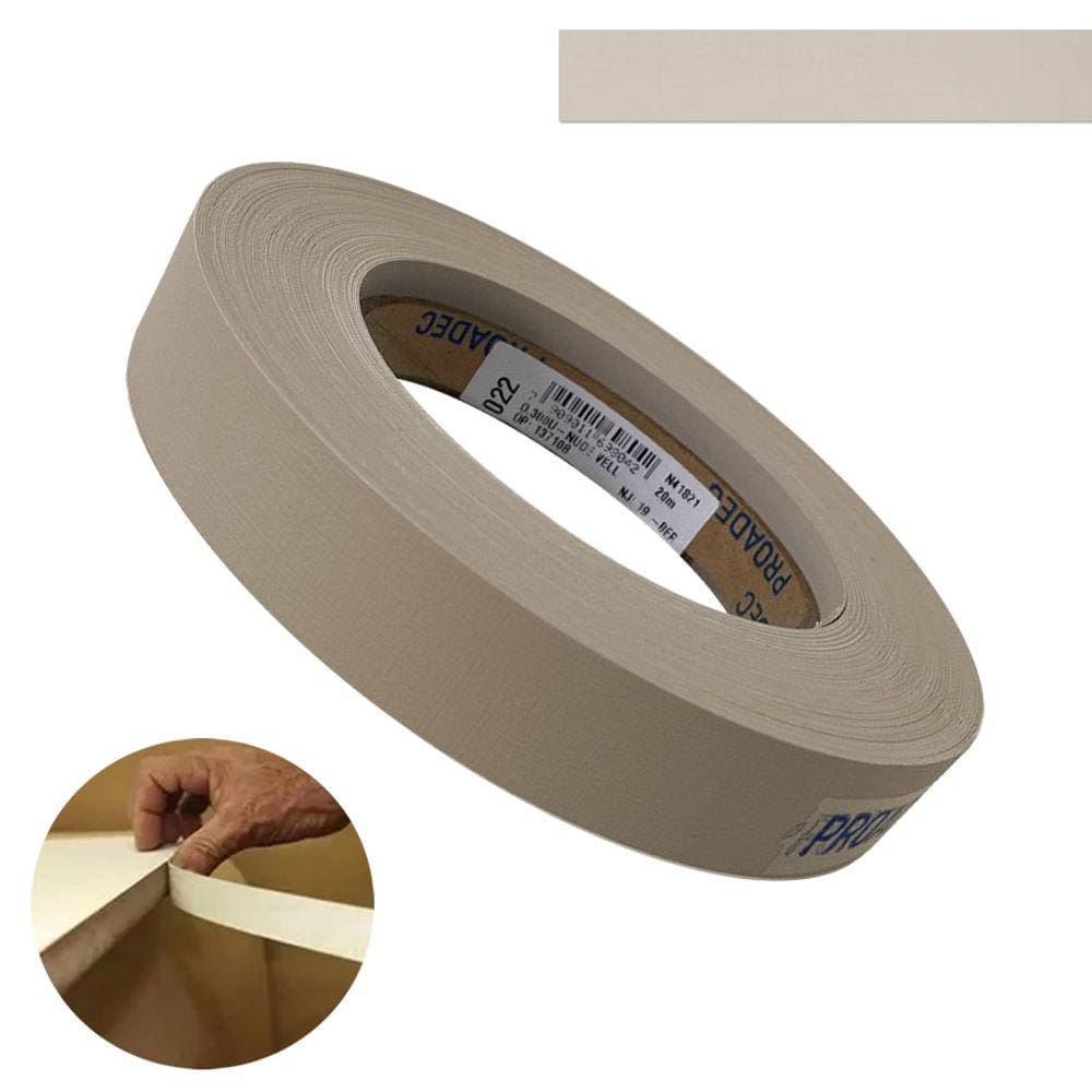 Fita De Borda PVC Nude Vell 22mm X 20m Proadec
