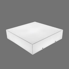 Luminária Plafon de Sobrepor em Acrílico Liso 45x45 cm 4 E27