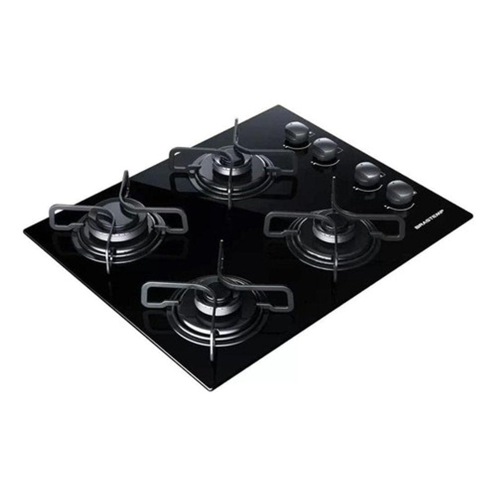 Cooktop A Gás 4 Bocas Brastemp Bdd61ae Grades De Platina