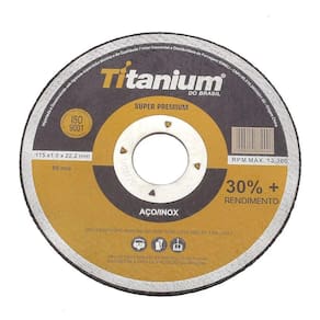 Disco De Corte Fino Super Premium 11,5Cm Titanium 5047
