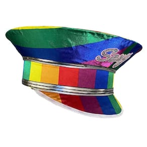 Quepe Chapéu Arco-Íris Sexy Adulto Fantasia Carnaval