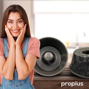 Forma Pudim Redonda 18Cm Vermelha Antiaderente Bolo Torta