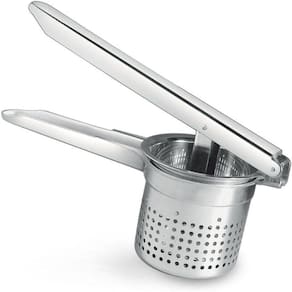 Espremedor Amassador Batatas Legumes Purê Aço Inox 25cm Brinox