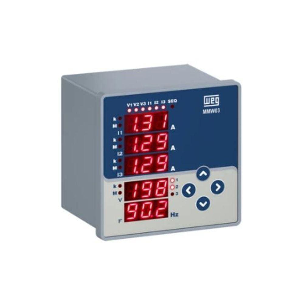 Multimedidor Energia Digital Weg Trifásico Mmw03 S/Memoria