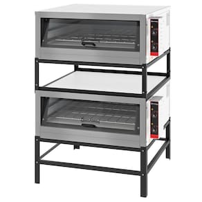 Forno Lastro Elétrico Gastromaq Epóxi Duplo 95cm Porta Basculante 220V FLED 950D PB