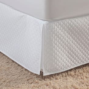 Saia Para Cama Box Casal Padrão Pratic Matelada 1 Peça - Branco