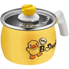 Panela De Alumínio Cerâmico Com Tampa De Vidro B.Duck 14 cm
