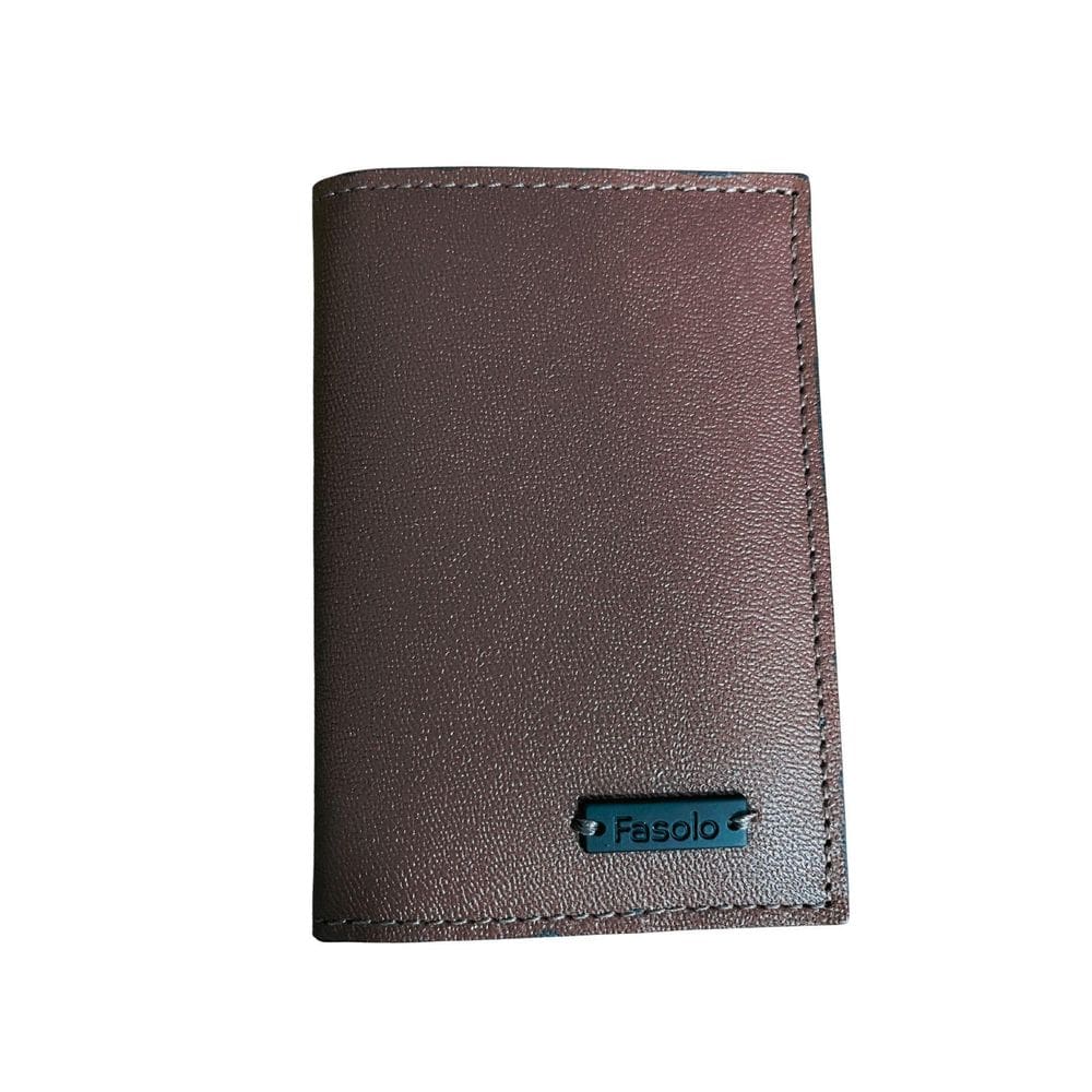 Porta Cartão Couro Pequena Fasolo K800148 Cafe