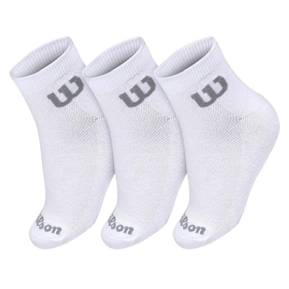 Meia Wilson B346804 39 ao 44 - Pack com 03 Pares Branco