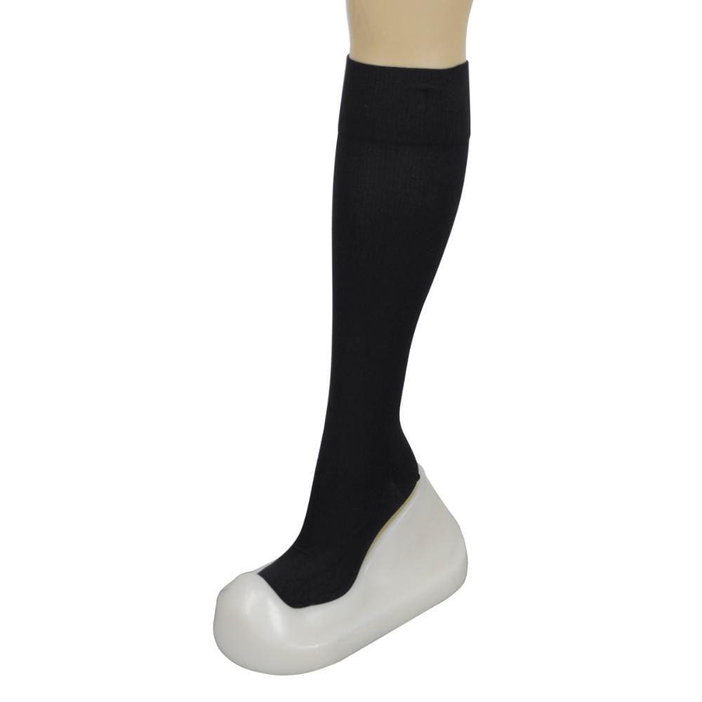 Meia Varimed 3/4 Preta Suave Compressão 18-21mmHg Masculina de Algodão