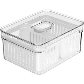 Organizador Geladeira Ervas Frutas Legumes Clear Fresh C/ Cesto 2,2l