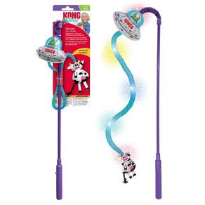 Brinquedo Kong Teaser UFO Varinha Luminosa Com Catnip para Gato