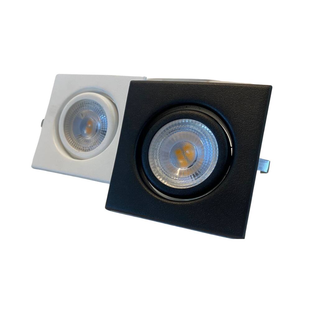 Spot de Embutir Face Plana Para Dicroica MR16 8,5x8,5 cm