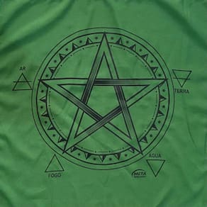Toalha Pentagrama Tecido Jogo Cartas Tarot - Selecione A Cor