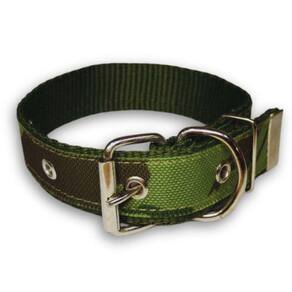 Coleira Xadrez 25Mm Para Cachorro Nicapet Cor Verde Nº 7