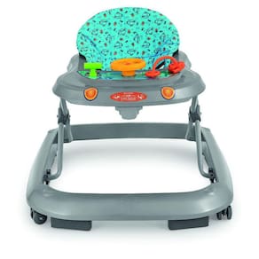 Andador Infantil Musical Para Bebê Cinza Tutti Baby