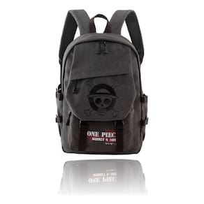 Mochila de lona, anime, desenho animado, laptop de 14 polegadas, gênero neutro