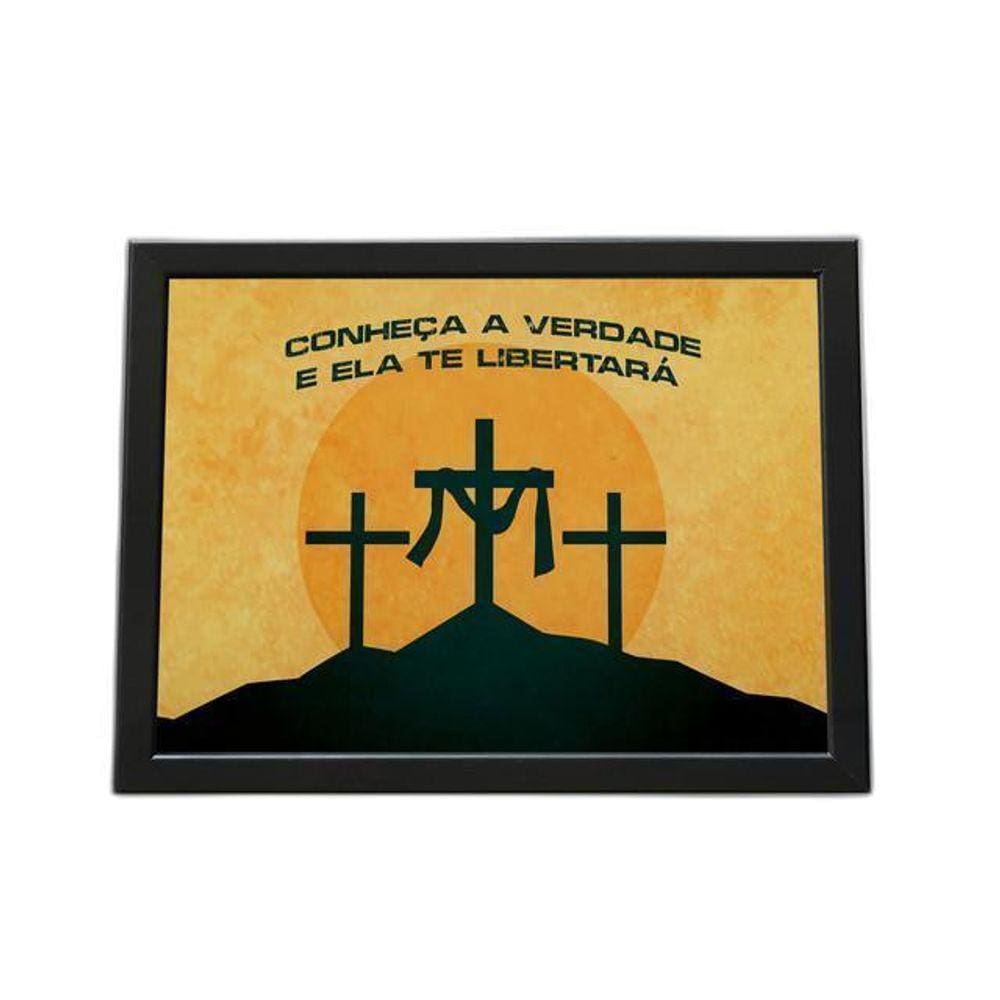 Quadro Com Moldura Conheça A Verdade E Ela Te Libertará