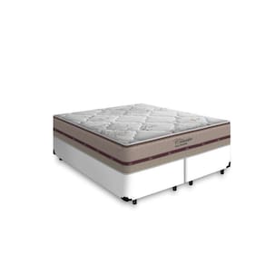 Cama Box Queen + Colchão de Molas Ensacadas - Anjos - Classic 158cm
