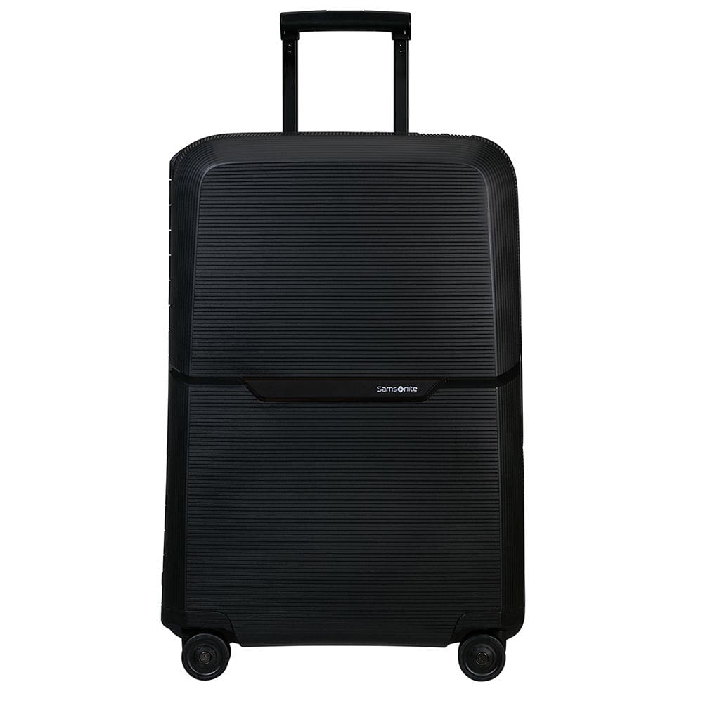 Mala Média Magnum Eco Samsonite Polipropileno Cadeado Tsa e Rodas Duplas Giro 360