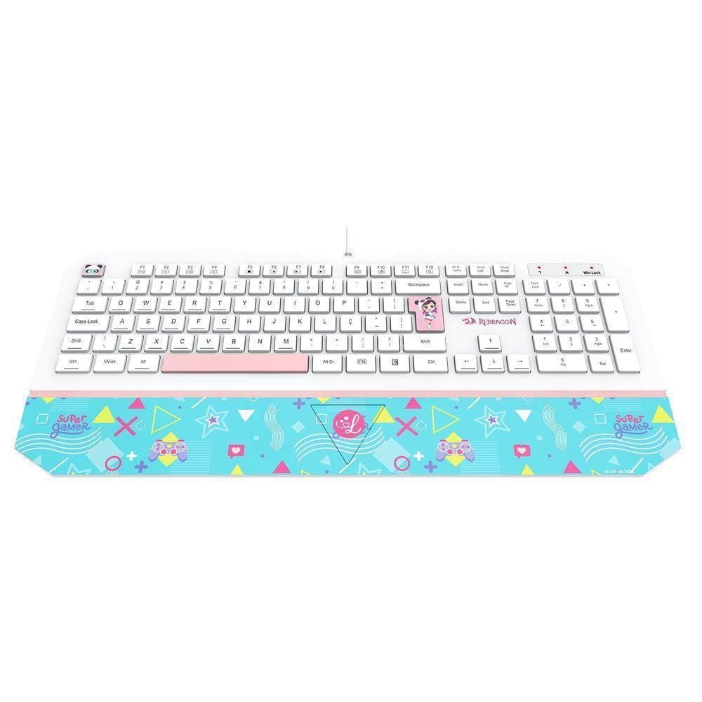 Teclado Gamer Redragon Luluca Rgb Abnt2