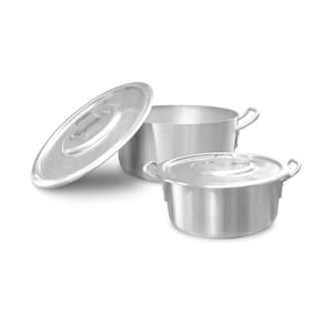 Conjunto Panelas Caçarolas Cozinha Hotel 6,3L E 9,8L