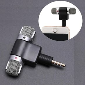 Mini Microfone P2 Gravar Pelo Celular Android E Ios