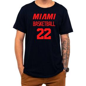 Camiseta Basquete Miami Basketball Número 22 Esportiva