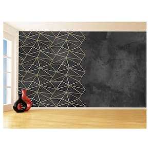 Papel De Parede 3D Concreto Queimado Risco Bege 3,5M Kkt144