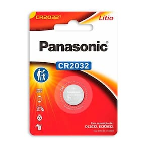 Bateria Cr 2032 Botão Panasonic - Com 01 Unidade [F108]