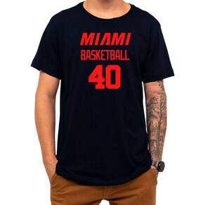 Camiseta Basquete Miami Basketball Número 40 Esportiva