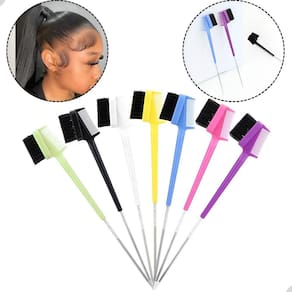 Pente / Escovinha Modeladora Para Baby Hair Profissional 3 Em 1 Com Cabo De Aço