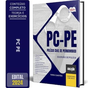 Caderno Questões Pc Pe 2024 Escrivão Polícia 500 Questões