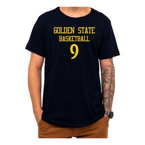 Camiseta Basquete Golden State Basketball Número 9 Esportiva