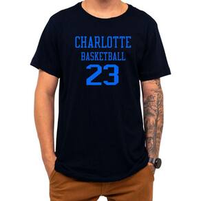 Camiseta Basquete Charlotte Basketball Número 23 Esportiva